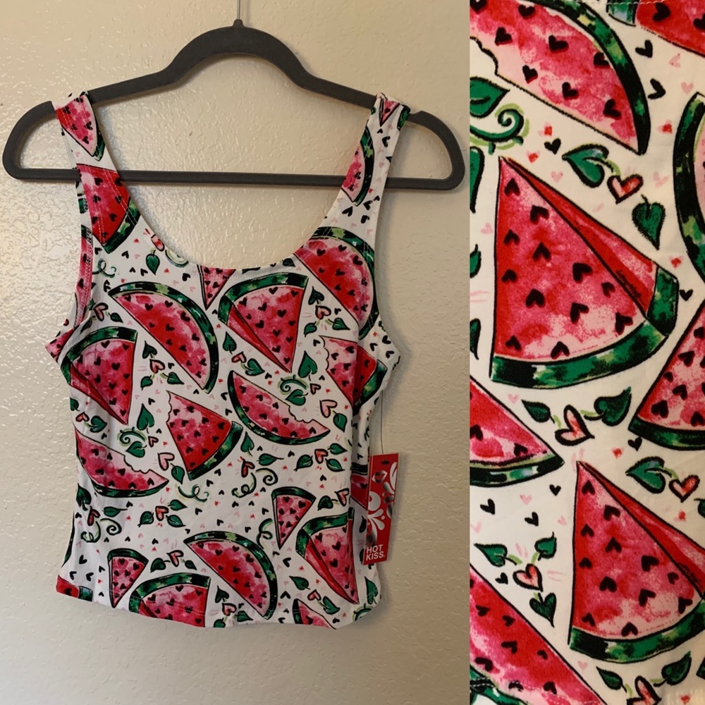 Watermelon crop top New with Tags